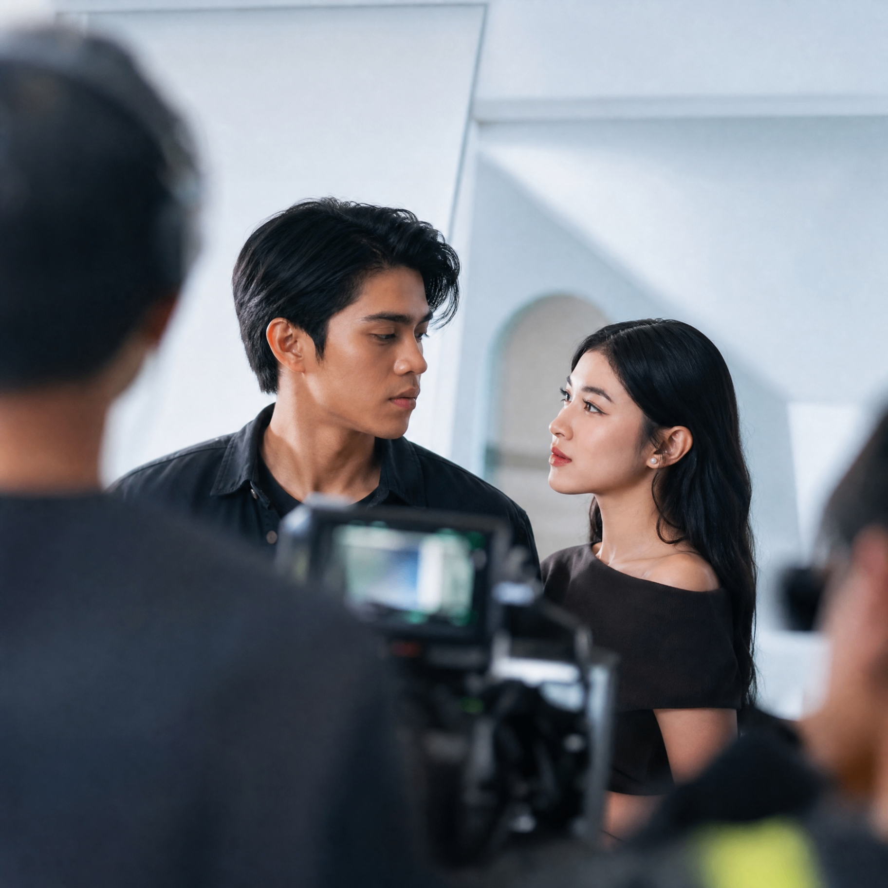 Behind the scenes of a CF micro drama shoot
